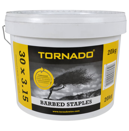 Krampa Tornado med hullingar 30 x 3,15 mm 20 kg *