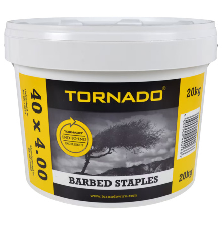 Krampa Tornado med hullingar 40 x 4 mm 20 kg *