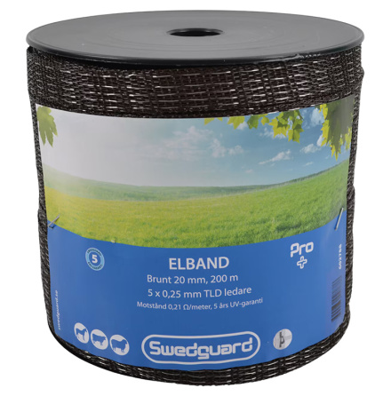 Elband Pro+ 20 mm Brun 200 m Swedguard*