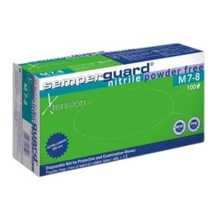 Nitrilhandske Semperguard Xtension Lng Storlek M 100-pack