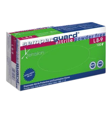 Nitrilhandske Semperguard Xtension Lng Storlek L 100-pack