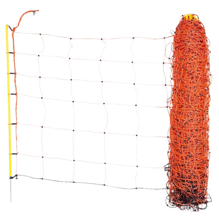 Frelnt ClassicNet 90 cm Enkelspets Orange/Gul 7 trdar 50 m