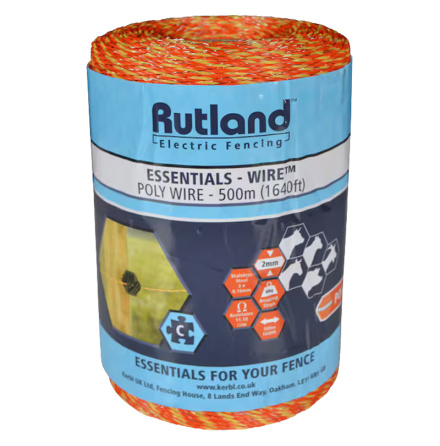 Rutland Eltrd 2,0 mm 500 m Orange/Gul *