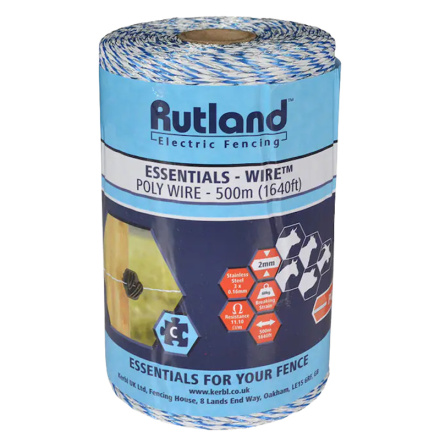 Rutland Eltrd 2,0 mm 500 m Vit/Bl *