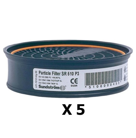 Partikelfilter Sundstrm SR 510 P3 R 5-pack