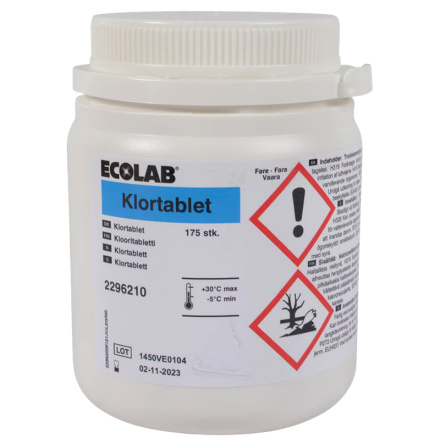 Klortabletter 175st/fp Ecolab